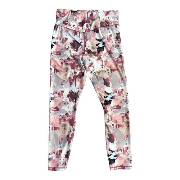 Activ8  High Waisted Tie Dye Leggings Polyester Spandex Blend Pink Size Women S - Picture 9 of 16